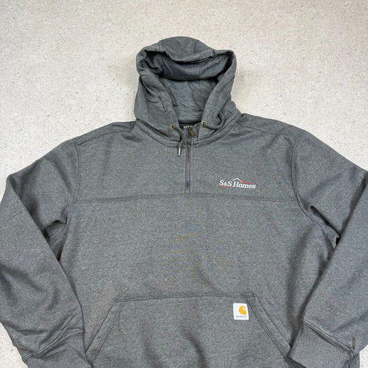 Carhartt Rain Defender 2XL 1/4 Zip Hoodie Loose Fit