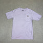 Carhartt T Shirt Small Loose Fit Pink Colourway Relaxed Fit Short Sleeve