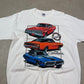 Vintage American Muscle Car T Shirt XL Dodge Boxy Fit 90s