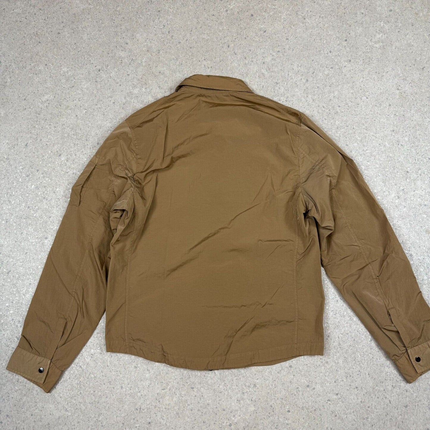 CP Company Chrome R Overshirt Small Lead Grey