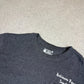 Carhartt T Shirt Large Charcoal Grey Loose Fit Pocket Logo Short Sleeve