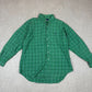 Ralph Lauren Shirt XL Green Check Cotton Embroidered Logo