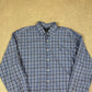 Ralph Lauren Check Shirt 2XL Blue Embroidered Logo