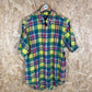 Ralph Lauren check short sleeve shirt large