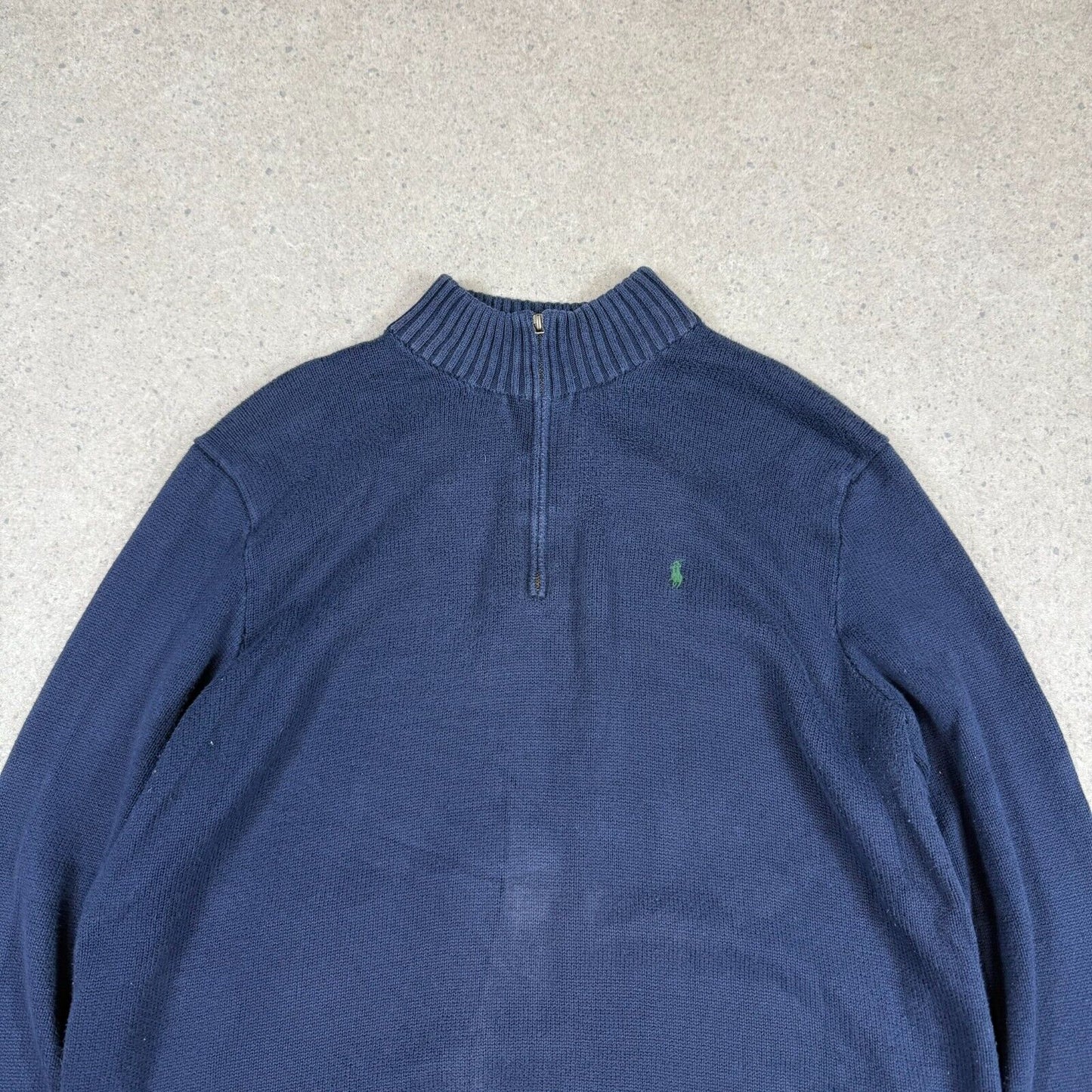 Ralph Lauren 1/4 Zip Jumper XL/XXL Navy Blue