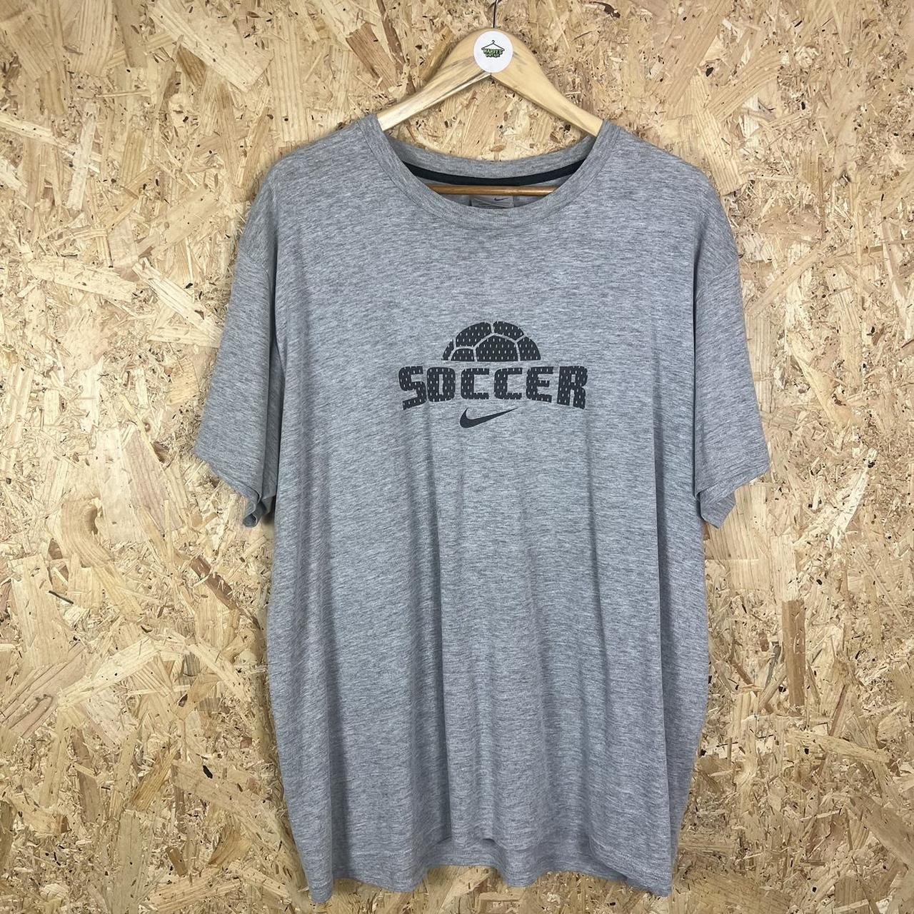 Nike soccer centre swoosh t shirt XL