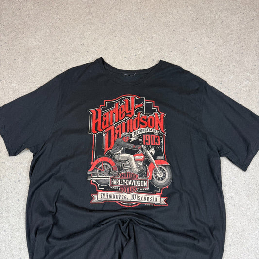 Harley Davidson T Shirt L / XL Black Colourway