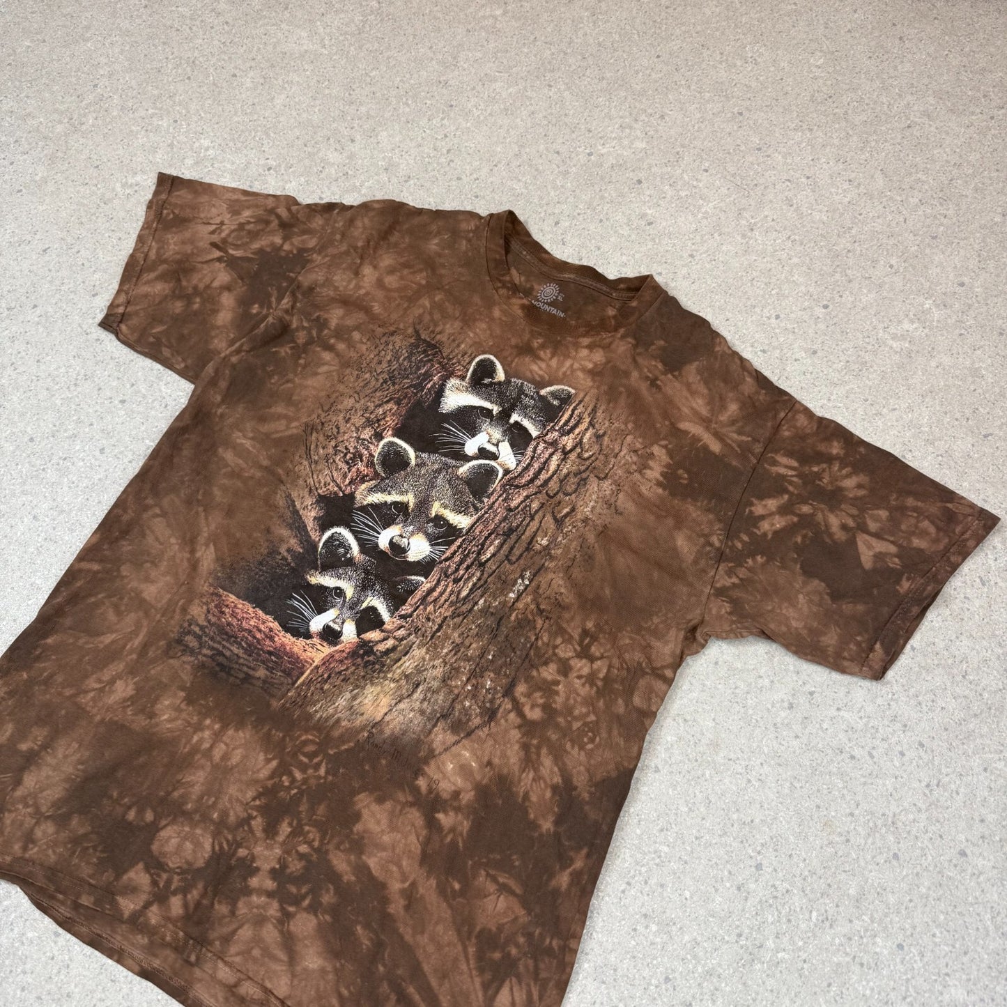 The Mountain Beavers T Shirt XL Brown Colourway Short Sleeve Made in USA