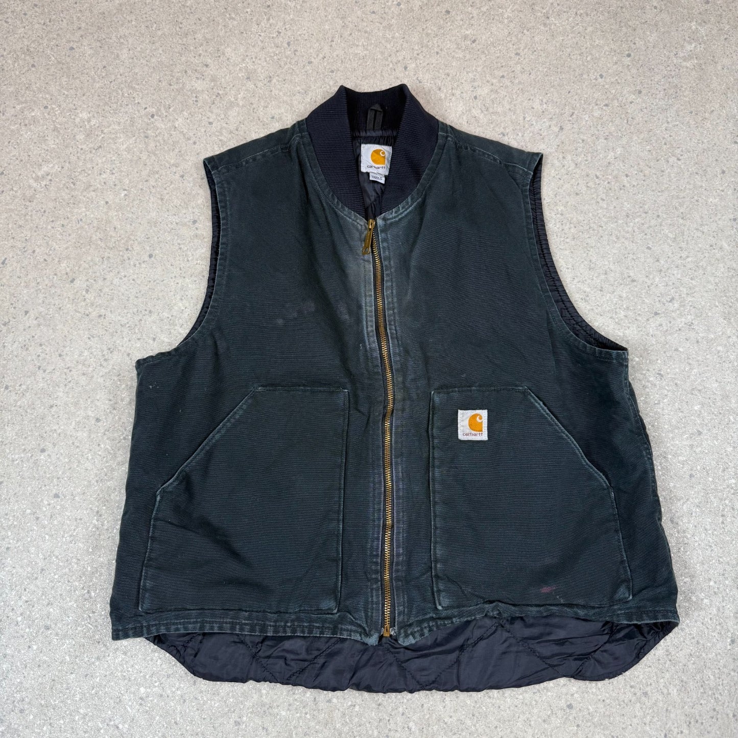 Carhartt Vest Large Black Colourway Padded Lined