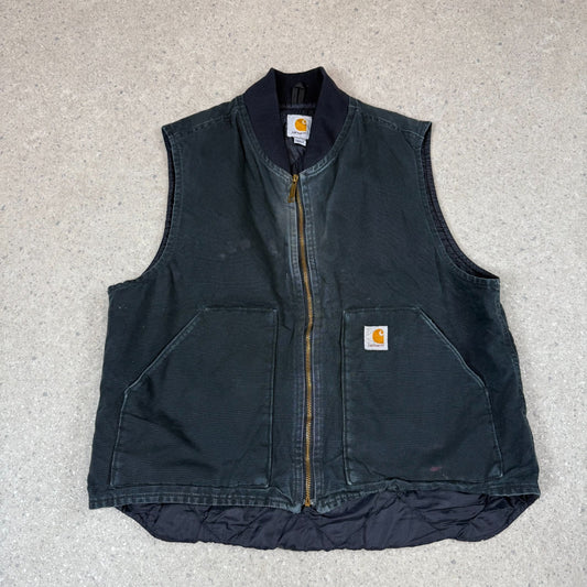 Carhartt Vest Large Black Colourway Padded Lined