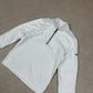 Nike 1/4 Zip Jumper Fleece Small White Colourway Embroidered Swoosh Logo
