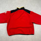 Marlboro Fleece Jacket Large Red 90s Boxy Fit