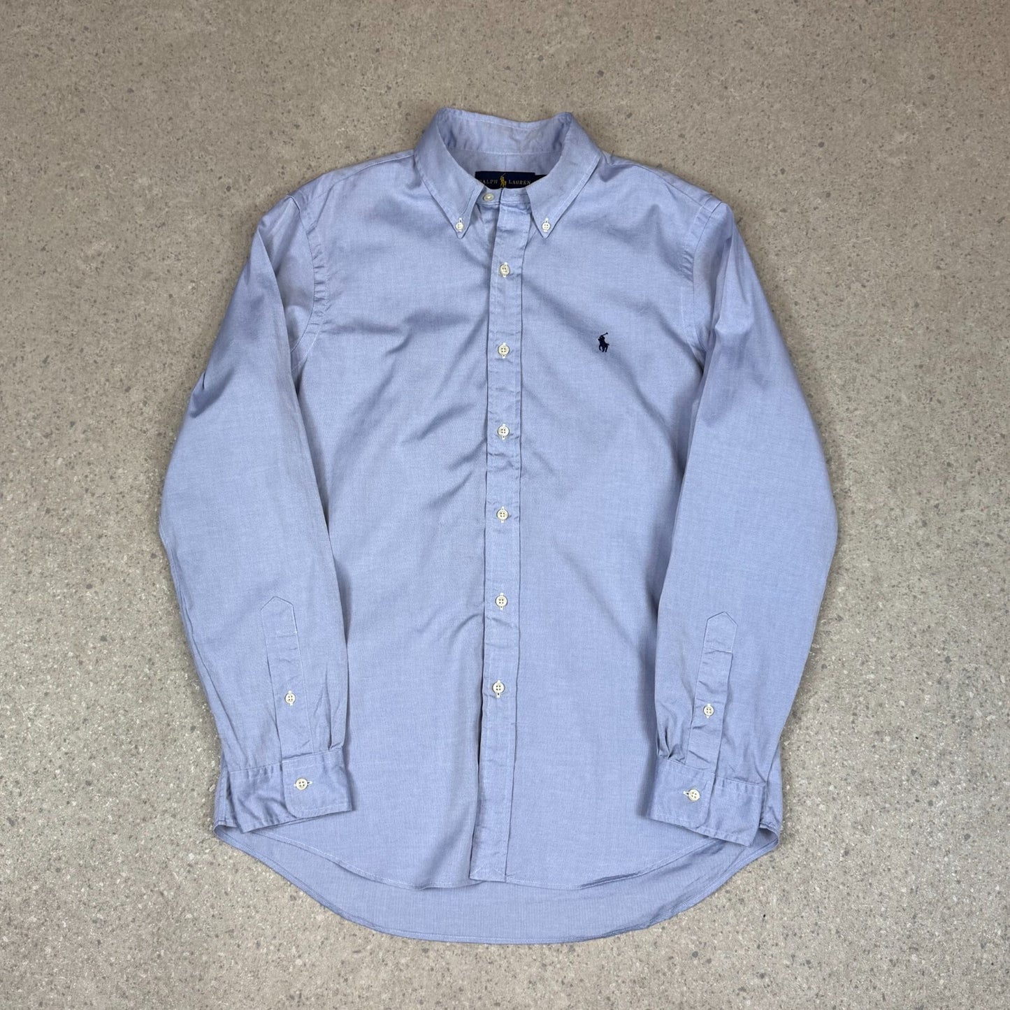 Ralph Lauren Shirt Medium Blue Colourway Embroidered Logo Long Sleeve