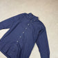 Ralph Lauren Tilden Golf Shirt Medium Blue Check Lightweight Button Down