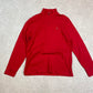 Ralph Lauren 1/4 zip red m/l