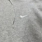 Vintage 90s Nike Hoodie, Heather Grey, Essentials, Made in USA, Size Mens XL