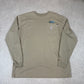 Carhartt Long Sleeeve XLT Beige Colourway Embroidered Logo