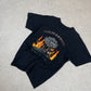 Harley Davidson T Shirt Medium Black Ride To Live 2000s