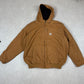 Carhartt Active Jacket 2XL Fleece Lined Hoodie Hooded Full Zip
