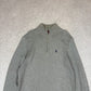 North Face Fleece 1/4 Zip Small Womens Khaki Colourway