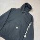 Carhartt Black Hoodie XL Spellout