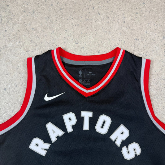 NBA Nike Jersey XS Black Red  Raptors Logo
