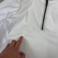 Nike 1/4 Zip Jumper Fleece Small White Colourway Embroidered Swoosh Logo