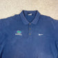 Nike Florida Gators Polo Mens XL Blue Short Sleeve Shirt Basketball