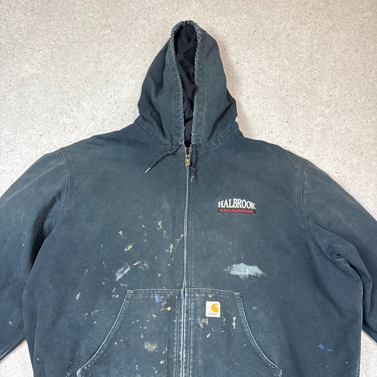 Carhartt Active Jacket 2XL Black Colourway J131blk Hooded