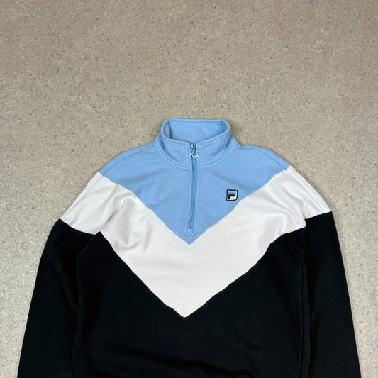 Fila 1/4 Zip Small Embroidered Logo Women’s Fit