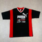 Puma Soccer Street T Shirt Large Black Red 1998 Vintage