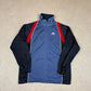 Kappa Track Top Medium Blue Red Colourway Embroidered Logo Y2K