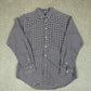 Ralph Lauren Shirt Medium Purple Check Colourway Embroidered Logo Long Sleeve