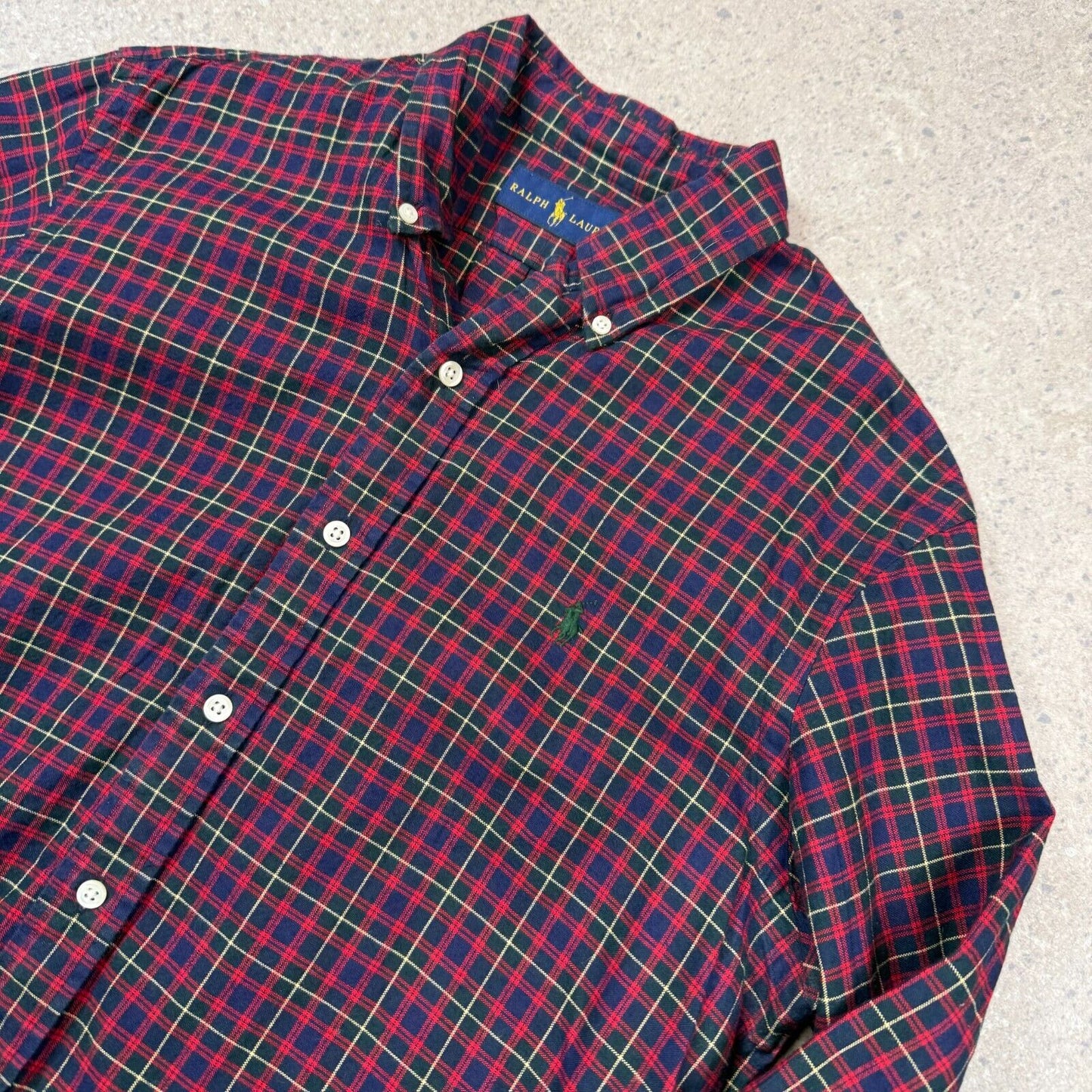 Ralph Lauren Shirt Medium Check Pattern