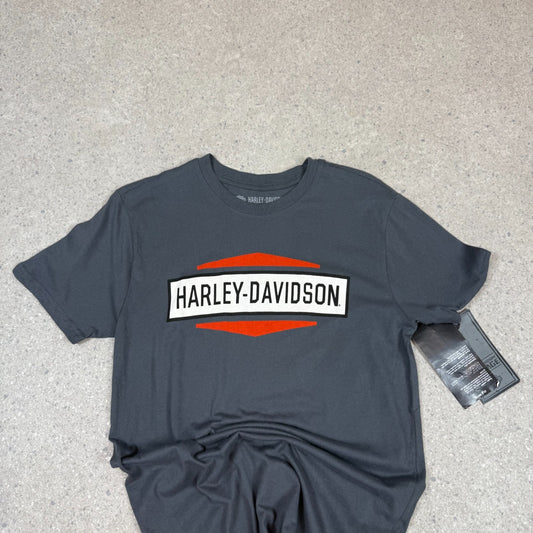 Hardly Davidson T Shirt Small Grey Slim Fit Brand New With Tags