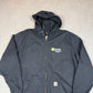 Carhartt Zip Up Hoodie XL Black Colourway  Heavyweight Hooded