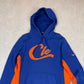 Nike NBA CLE Hoodie Small Navy Orange Hooded Pocket
