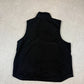 Carhartt Black Vest Large Fleece Lined Embroidered Logo