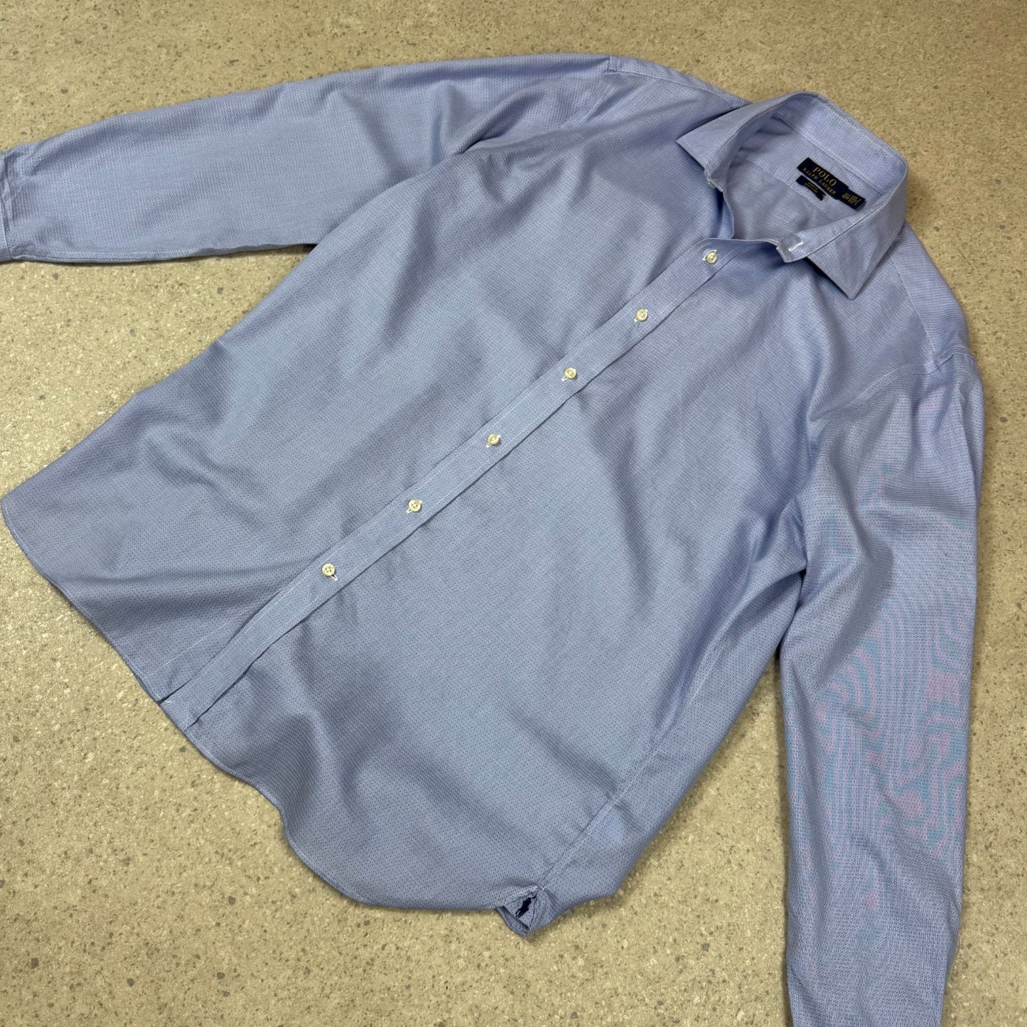 Ralph Lauren Shirt XL Slim Fit Embroidered Logo Long Sleeve