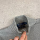 Ralph Lauren 1/4 Zip Jumper Large Grey Colourway Embroidered Logo Cotton