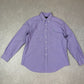 Ralph Lauren Shirt XL Purple White Check Long Sleeve