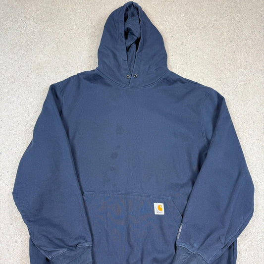 Carhartt Hoodie Rain Defender Jacket XL / XXL Navy Blue