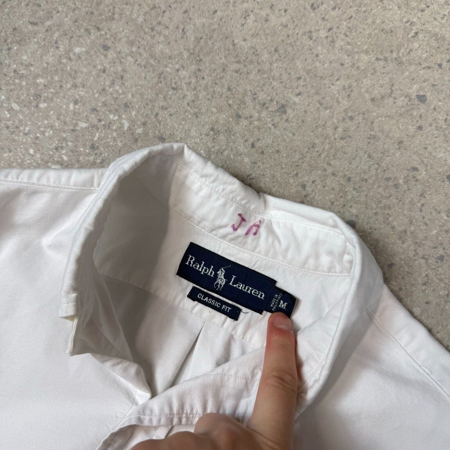 Ralph Lauren White Shirt Medium