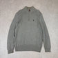 North Face Fleece 1/4 Zip Small Womens Khaki Colourway