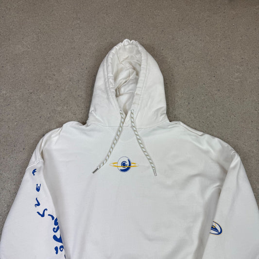 Quicksilver Hoodie XS Cream Colourway Hooded Boxy Fit