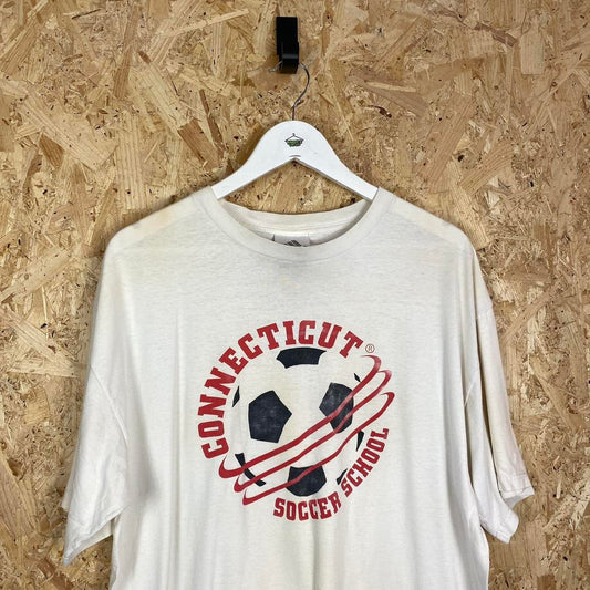 Adidas football t shirt large