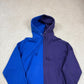 Champion Reverse Weave Reworked Hoodie Medium Navy Blue Hooded Embroidered