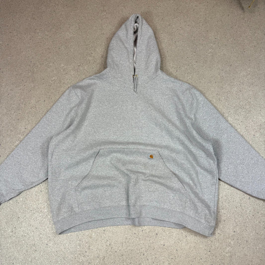 Carhartt Hoodie 4XL Light Grey Colourway Embroidered Logo Heavyweight