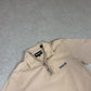 Timberland Polo Shirt Large Beige Colourway Embroidered Logo Short Sleeve
