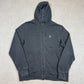 Carhartt Full Zip Hoodie Large Charcoal Grey